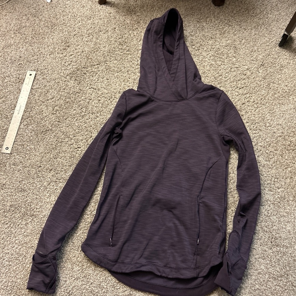 Athleta Deep Purple Hoodie Sweatshirt